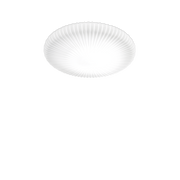 Plafón de techo Ideal Lux Atrium blanco cristal LED 29W Ø55cm 265841