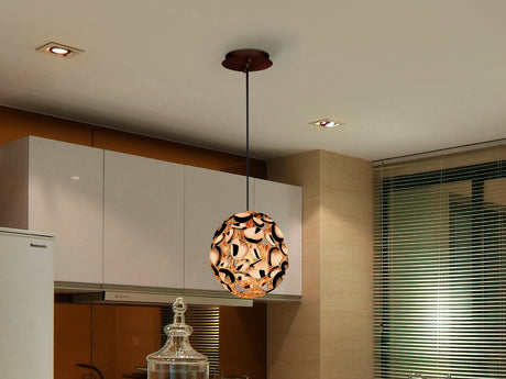 Schuller Narisa 266035N Lámparas de techo Baño oro rosa, lacado marrón