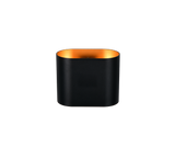 Aplique de pared Trio Alani LED negro y dorado 3000K 266100180