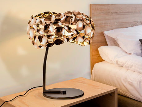 Schuller Narisa 266544N Lámparas de sobremesa Baño oro rosa, marrón, opal