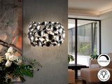 Lámpara aplique de pared Schuller Narisa 2 luces cromo  - vista 2