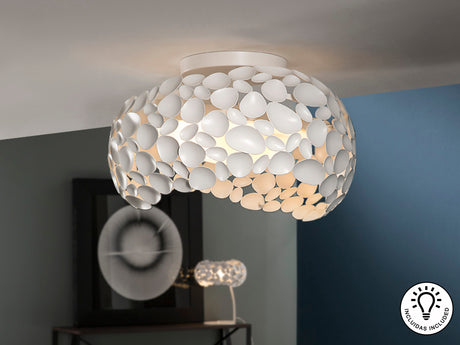 Plafón Schuller Narisa 5 luces blanco Ø47cm 266847 - vista 3