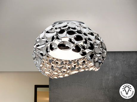 Plafón Schuller Narisa 5 luces cromo Ø47cm 266866 - vista 2