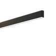 Sistema lineal Ideal Lux Steel negro LED 2 luces 36W 4000K Ø107cm 267135