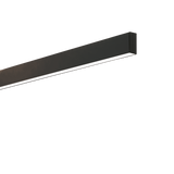 Sistema lineal Ideal Lux Steel negro LED 2 luces 36W 4000K Ø107cm 267135