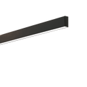Sistema lineal Ideal Lux Steel LED 2 luces 36W 4000K 107cm óptica Wide negro — ref. 267135 (1)