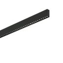 Sistema lineal Ideal Lux Steel LED 2 luces 36W 3000K 107cm óptica Accent negro — ref. 267142 (1)