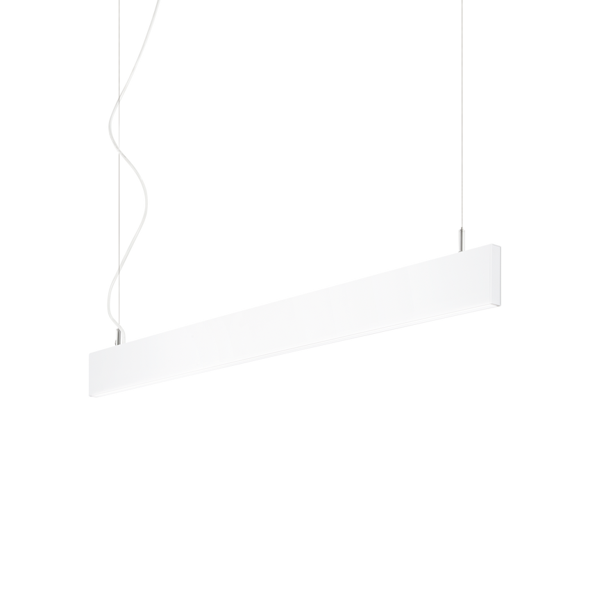 Sistema lineal Ideal Lux Steel blanco LED 32W 4000K regulable Ø120cm 268231