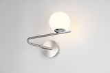 Aplique de pared Trio Flaming LED níquel mate 3000K 268970107