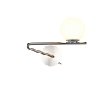 Aplique de pared Trio Flaming LED níquel mate 3000K 268970107