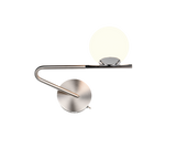 Aplique de pared Trio Flaming LED níquel mate 3000K 268970107