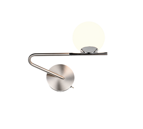 Aplique de pared Trio Flaming LED níquel mate 3000K 268970107