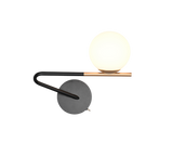 Aplique de pared Trio Flaming LED negro y dorado 3000K 268970180