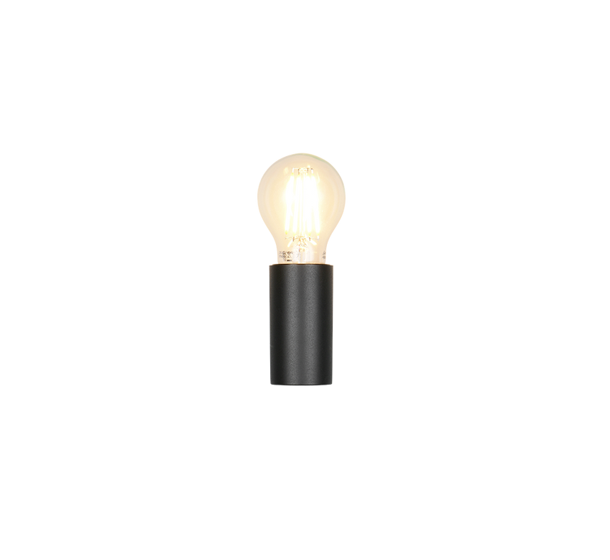 Aplique de pared Trio Pratella LED negro mate 2700K IP44 269370132