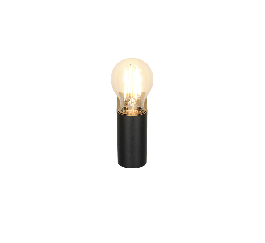 Aplique de pared Trio Pratella LED negro mate 2700K IP44 269370132