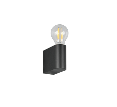 Aplique de pared Trio Pratella LED negro mate 2700K IP44 269370132