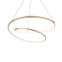 Lámpara colgante Ideal Lux Oz latón LED 52W 3000K Ø80cm 269467
