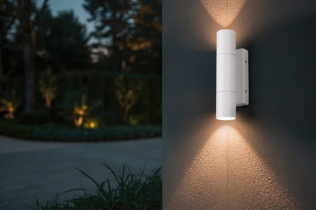 Aplique de exterior Trio Yamuna LED blanco mate 2700K IP65 269760231