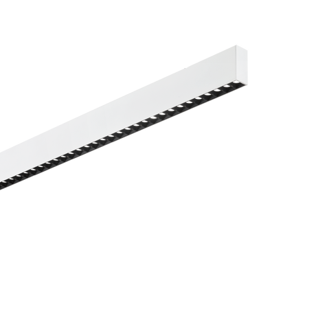 Sistema lineal Ideal Lux Steel blanco LED 2 luces 36W 3000K Ø107cm 270180
