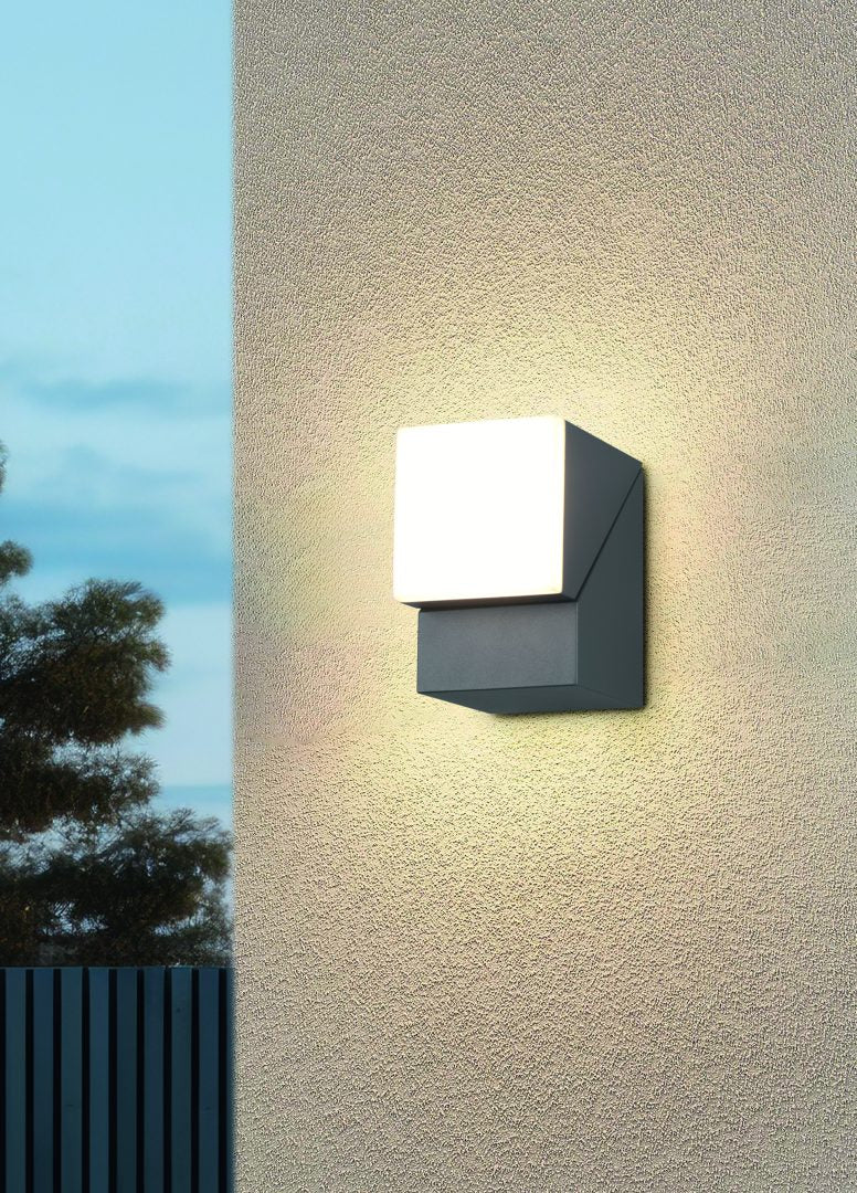 Aplique de exterior Trio Avon LED antracita 3000K regulable IP54 270660142