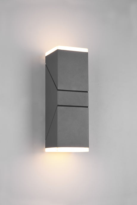 Aplique de exterior Trio Avon LED antracita 3000K regulable IP54 270660242