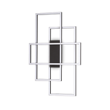 Plafón de techo Ideal Lux Frame negro LED 33W 3000K Ø62,5cm 270661