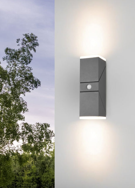 Aplique de exterior Trio Avon LED antracita 3000K regulable IP54 270669242