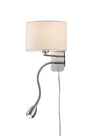 Aplique de pared Trio Hotel LED níquel mate 3000K 271170201