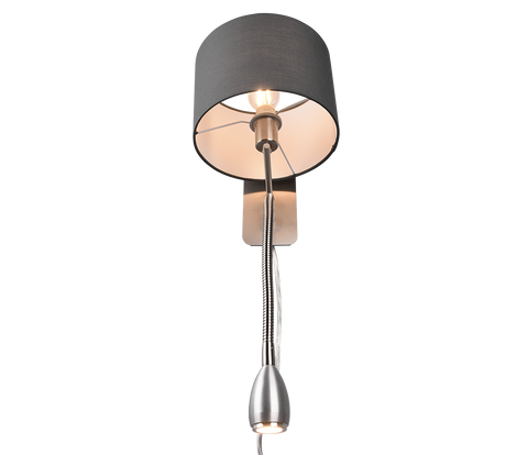 Aplique de pared Trio Hotel LED níquel mate 3000K 271170211