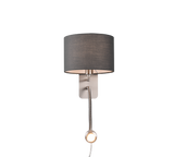Aplique de pared Trio Hotel LED níquel mate 3000K 271170211