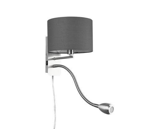 Aplique de pared Trio Hotel LED níquel mate 3000K 271170211