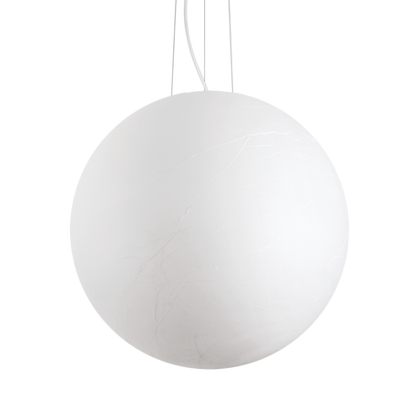Lámpara colgante Ideal Lux Carta blanco cristal 60W Ø60cm 272139