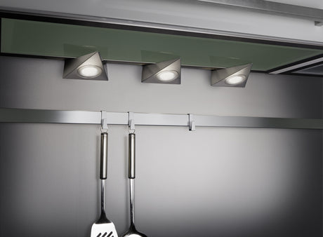 Aplique de pared Trio Ecco LED níquel mate 3000K regulable 273370307