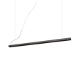 Lámpara colgante Ideal Lux V-Line negro LED 20W Ø110cm 275376