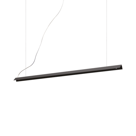 Lámpara colgante Ideal Lux V-Line negro LED 20W Ø110cm 275376