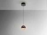 Schuller Orbes Lámpara de techo colgante 1 luz cromo negro D12 276139