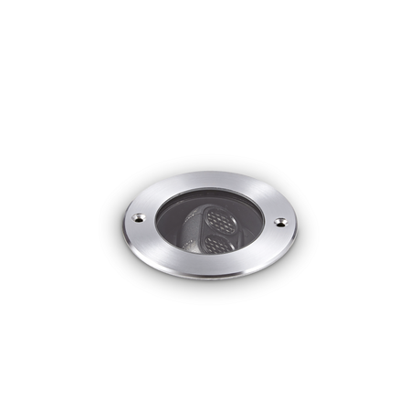 Empotrable de exterior Ideal Lux Taurus acero LED 6W IP67 Ø17,5cm 277004