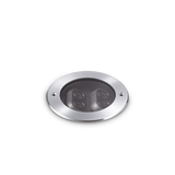 Empotrable de exterior Ideal Lux Taurus acero LED 11W IP67 Ø17,5cm 277011