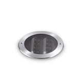Empotrable de exterior Ideal Lux Taurus acero LED 14W IP67 Ø25,5cm 277028