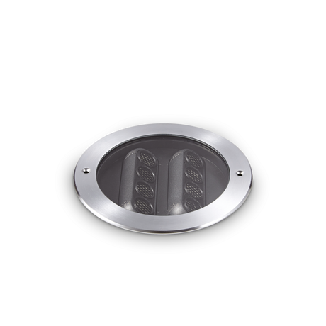 Empotrable de exterior Ideal Lux Taurus acero LED 14W IP67 Ø25,5cm 277028