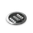 Empotrable de exterior Ideal Lux Taurus acero LED 20W IP67 Ø25,5cm 277035
