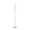 Lámpara de pie Ideal Lux Perlage cristal 4 luces 60W 164cm blanco — ref. 277967 (1)