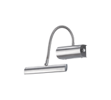 Aplique de pared Trio Curtis LED níquel mate 3000K regulable 35cm 279770107