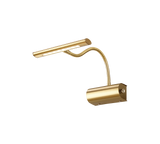 Aplique de pared Trio Curtis LED bronce mate 3000K regulable 35cm 279770108