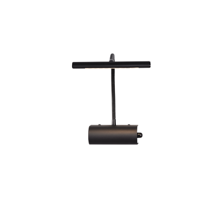 Aplique de pared Trio Curtis LED negro mate 3000K 35cm 279770132
