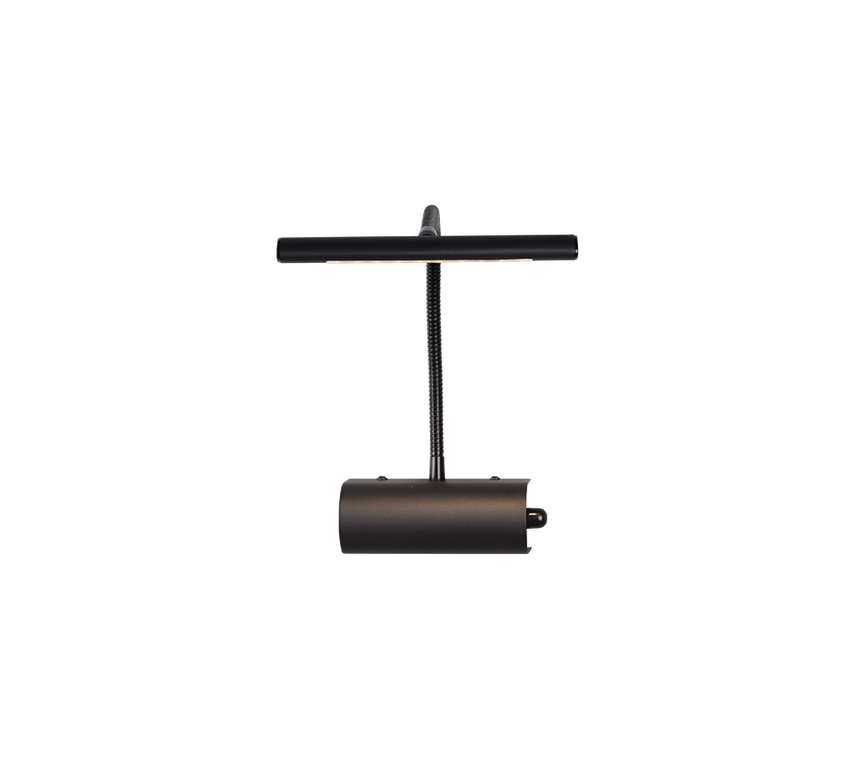 Aplique de pared Trio Curtis LED negro mate 3000K 35cm 279770132