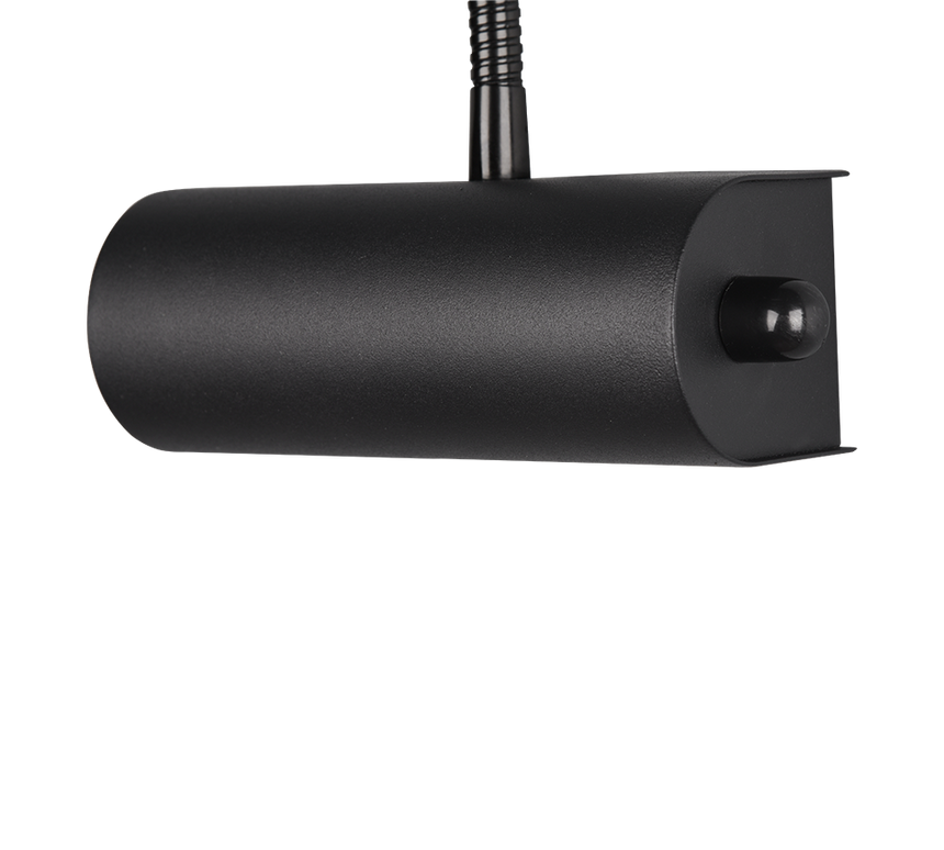 Aplique de pared Trio Curtis LED negro mate 3000K 35cm 279770132