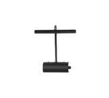 Aplique de pared Trio Curtis LED negro mate 3000K 35cm 279770132
