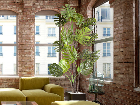 Planta artificial Schuller Monstera cemento 210cm 281003