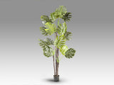 Planta artificial Schuller Monstera cemento 210cm vista 4